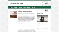 Desktop Screenshot of nicolecookbook.com